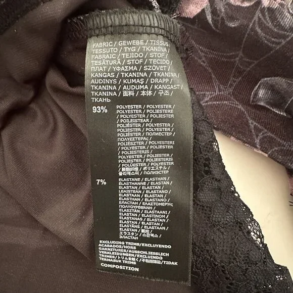 SOLD Killstar Witchy Women XL Velvet Top Bell Sleeve Black Skull Pink Rose Whims - Picture 10 of 11